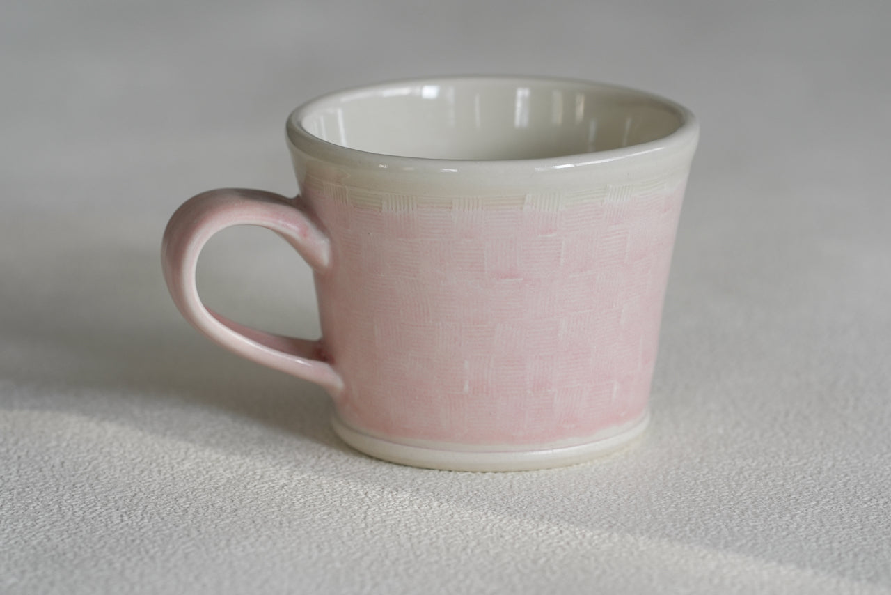 Spring Dawn Pink Porcelain Mug – No. 28