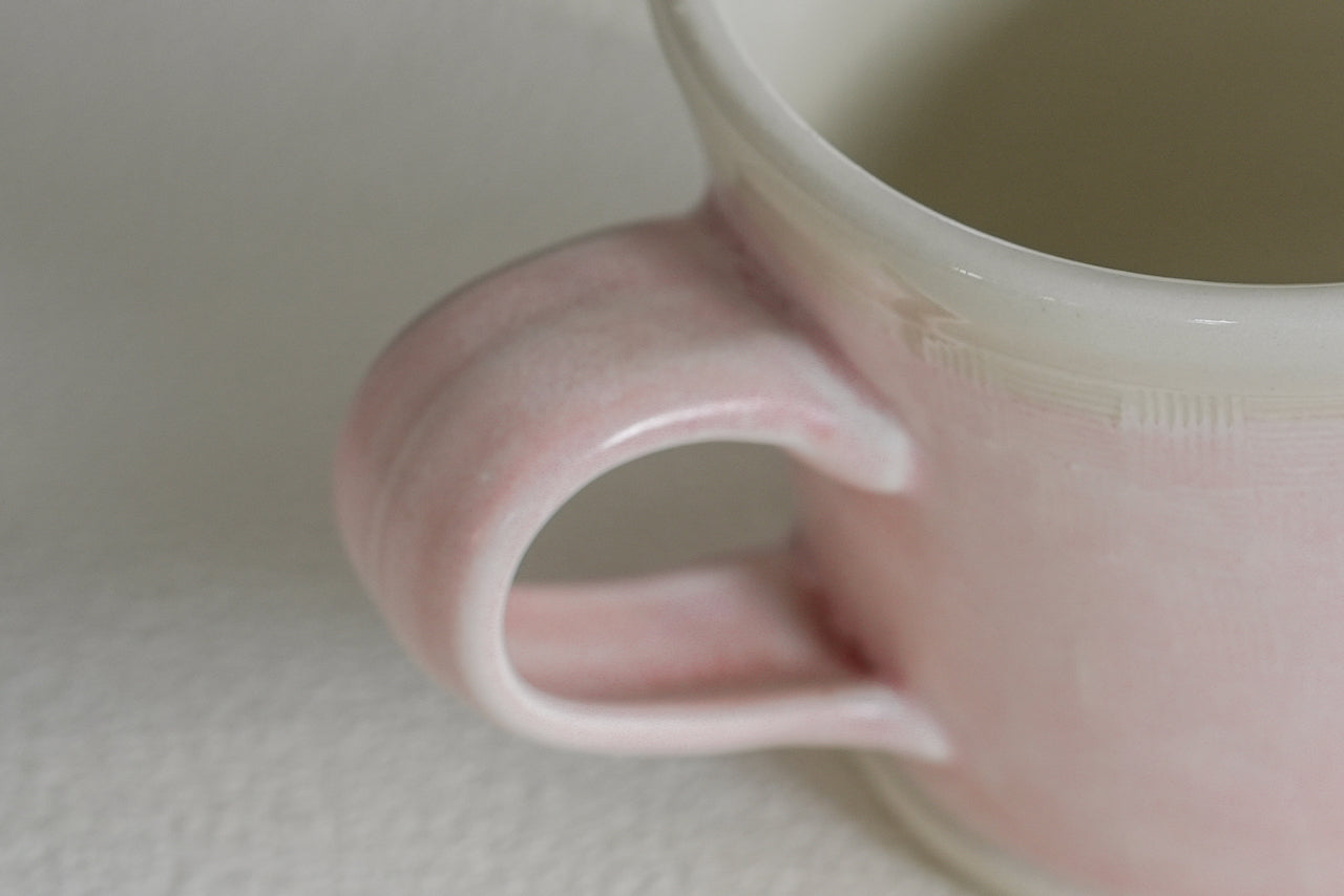 Spring Dawn Pink Porcelain Mug – No. 28