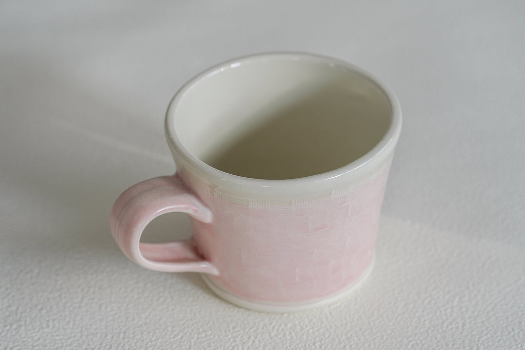 Spring Dawn Pink Porcelain Mug – No. 28