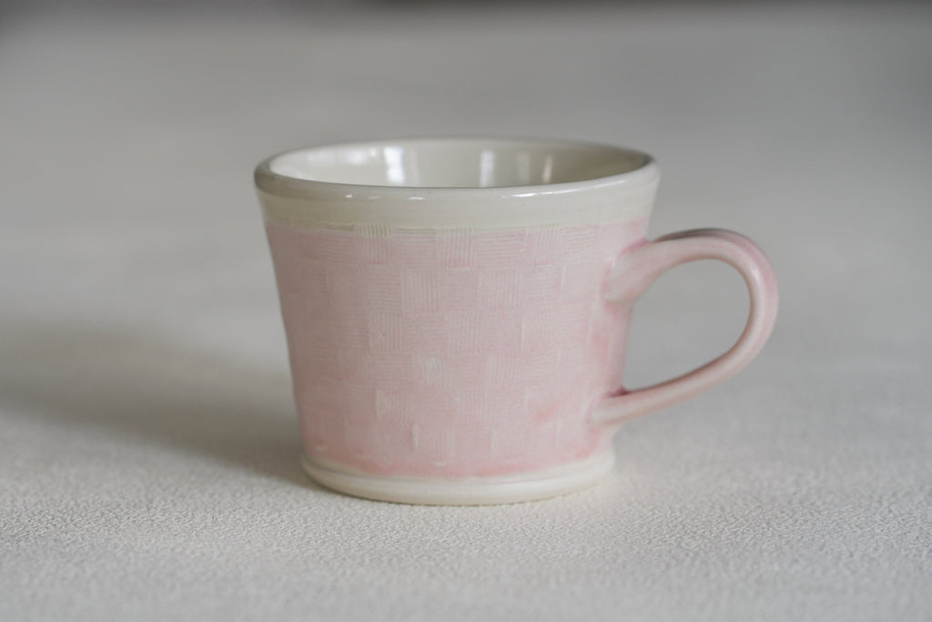 Spring Dawn Pink Porcelain Mug – No. 28