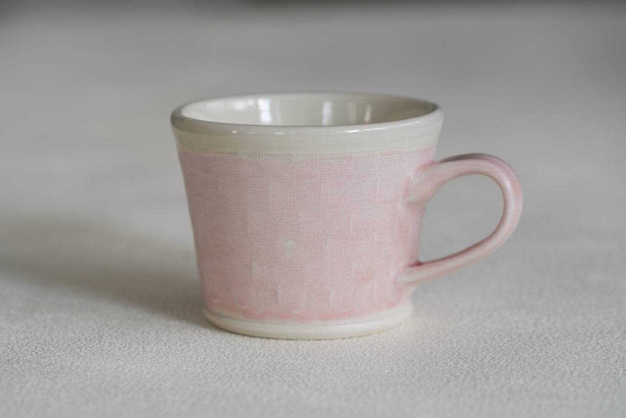 Spring Dawn Pink Porcelain Mug – No. 28