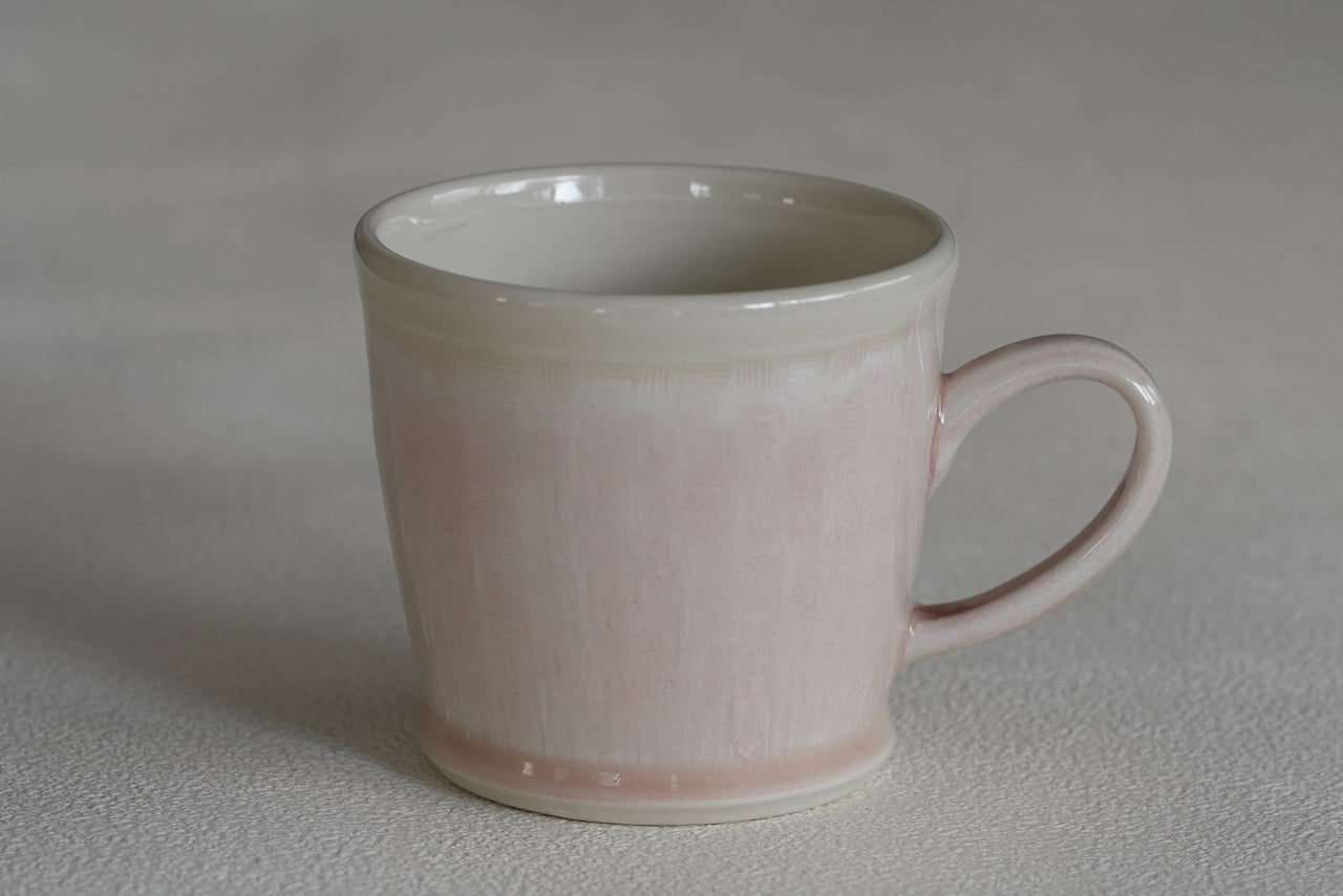Spring Dawn Pink Porcelain Mug – No. 30