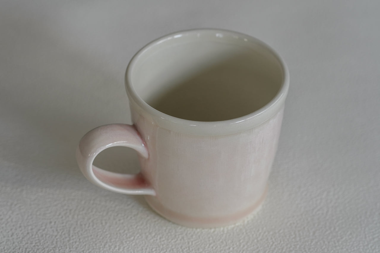 Spring Dawn Pink Porcelain Mug – No. 30