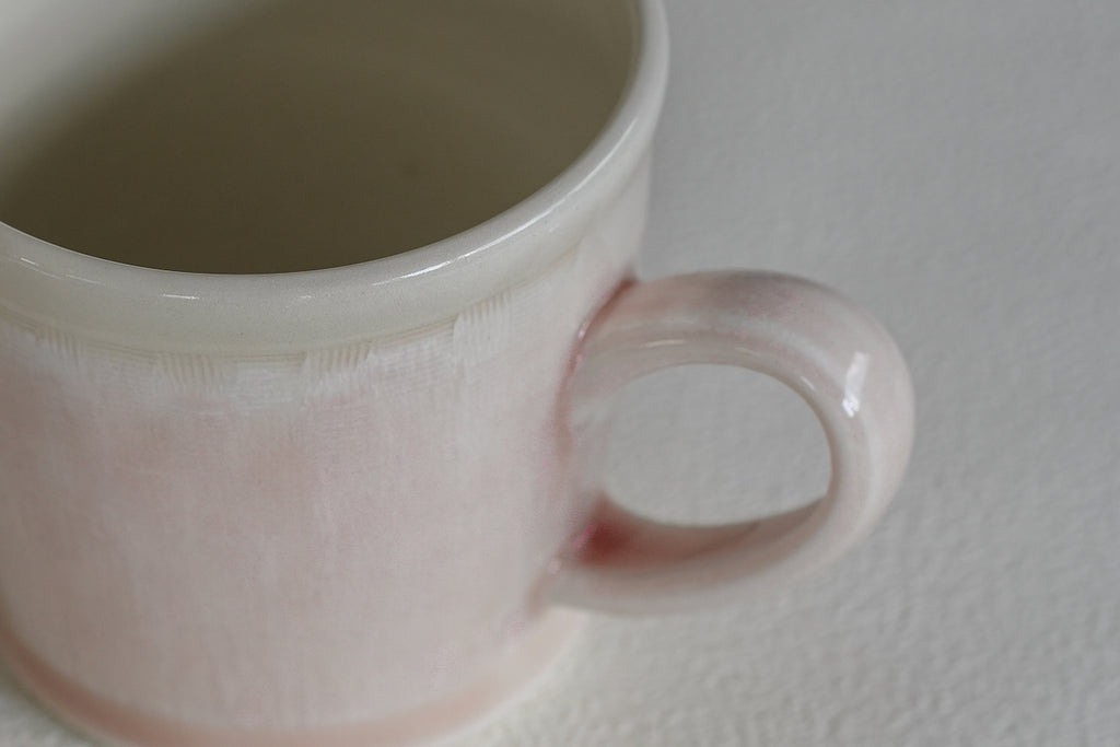 Spring Dawn Pink Porcelain Mug – No. 29