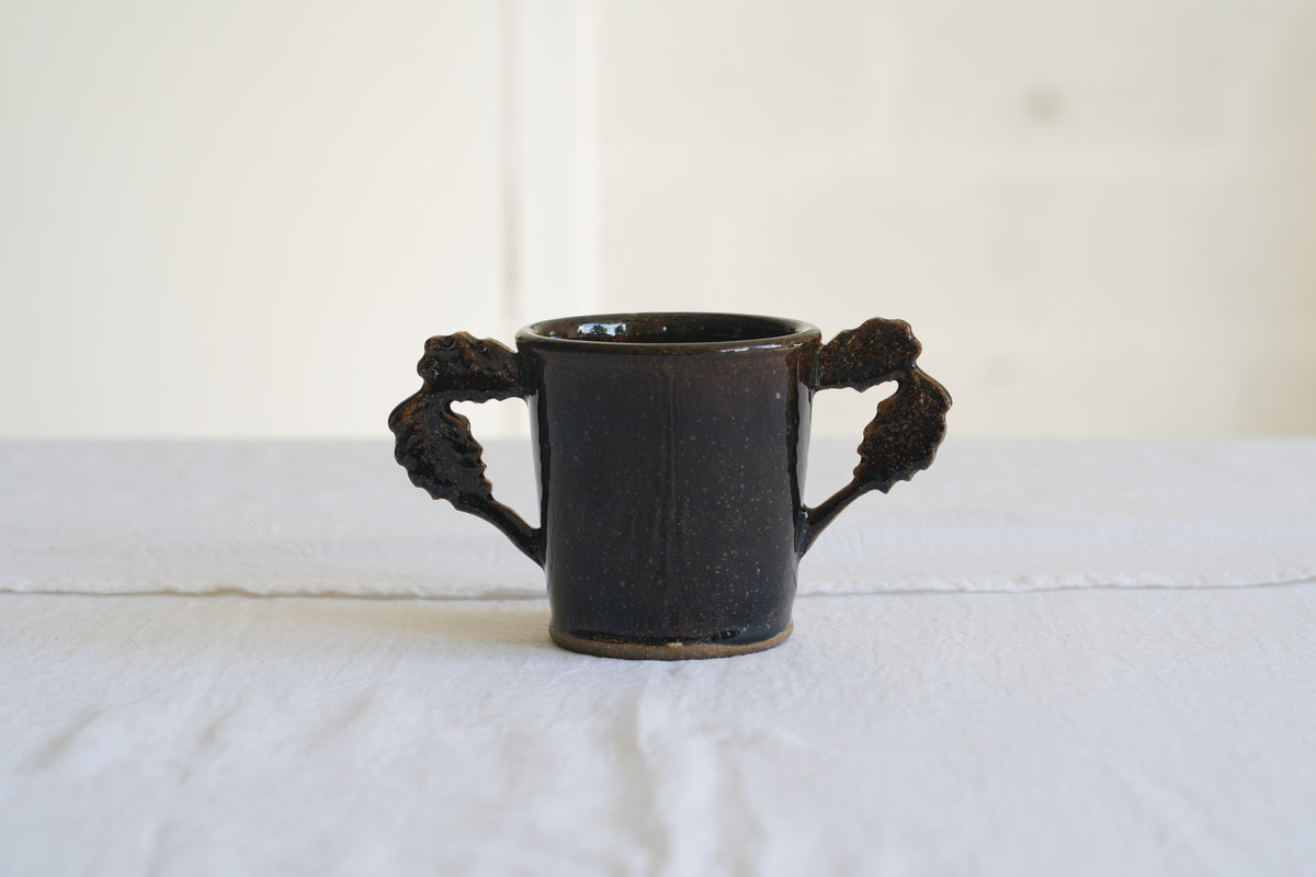 Black Bird Earthenware Mug – No. 1