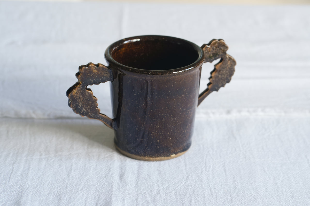 Black Bird Earthenware Mug – No. 1