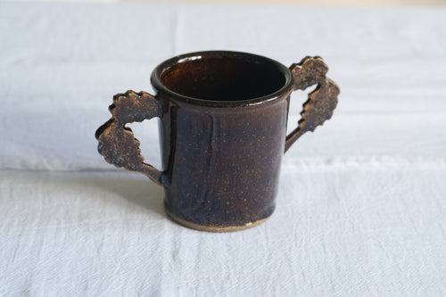 Black Bird Earthenware Mug – No. 1