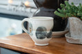 Ink-Wash Charcoal Porcelain Mug – No. 01