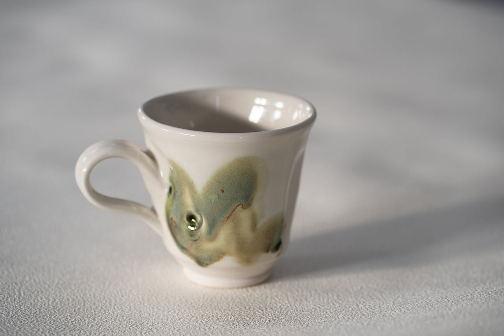 Moss Cloud Green Porcelain Mug – No. 07