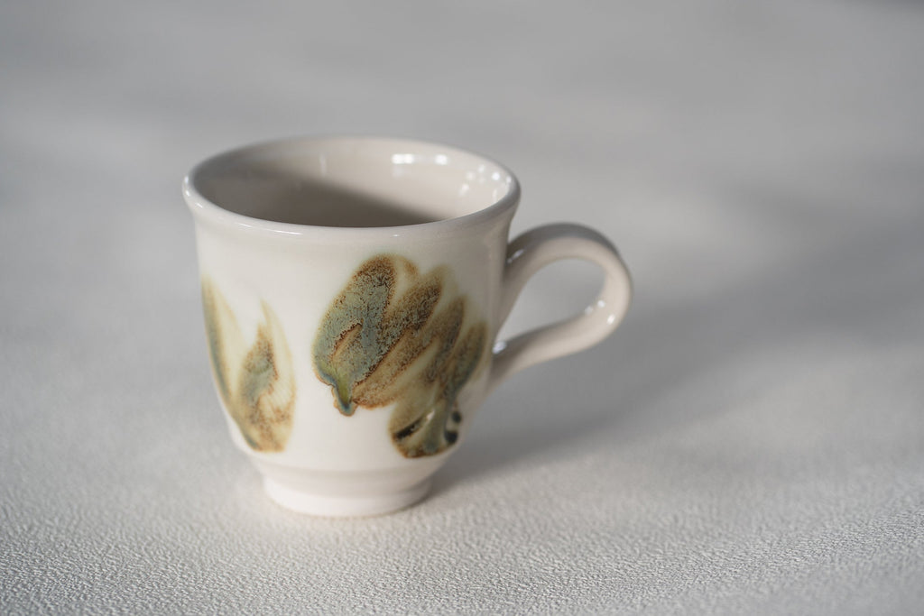 Moss Cloud Green Porcelain Mug – No. 07